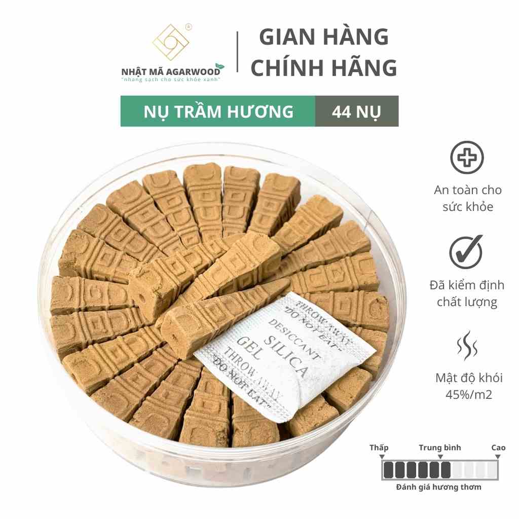 Nụ trầm hương, trầm hương xông nhà, hộp 70gram ~44 nụ - Nhật Mã Agarwood