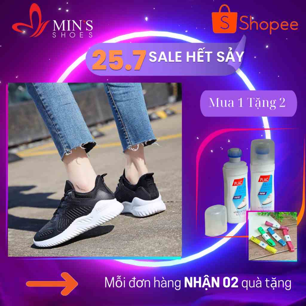 (DUY NHẤT 25/07 - MUA 1 TẶNG 2) Mins Shoes - Giày Thể Thao Cao Cấp TT200