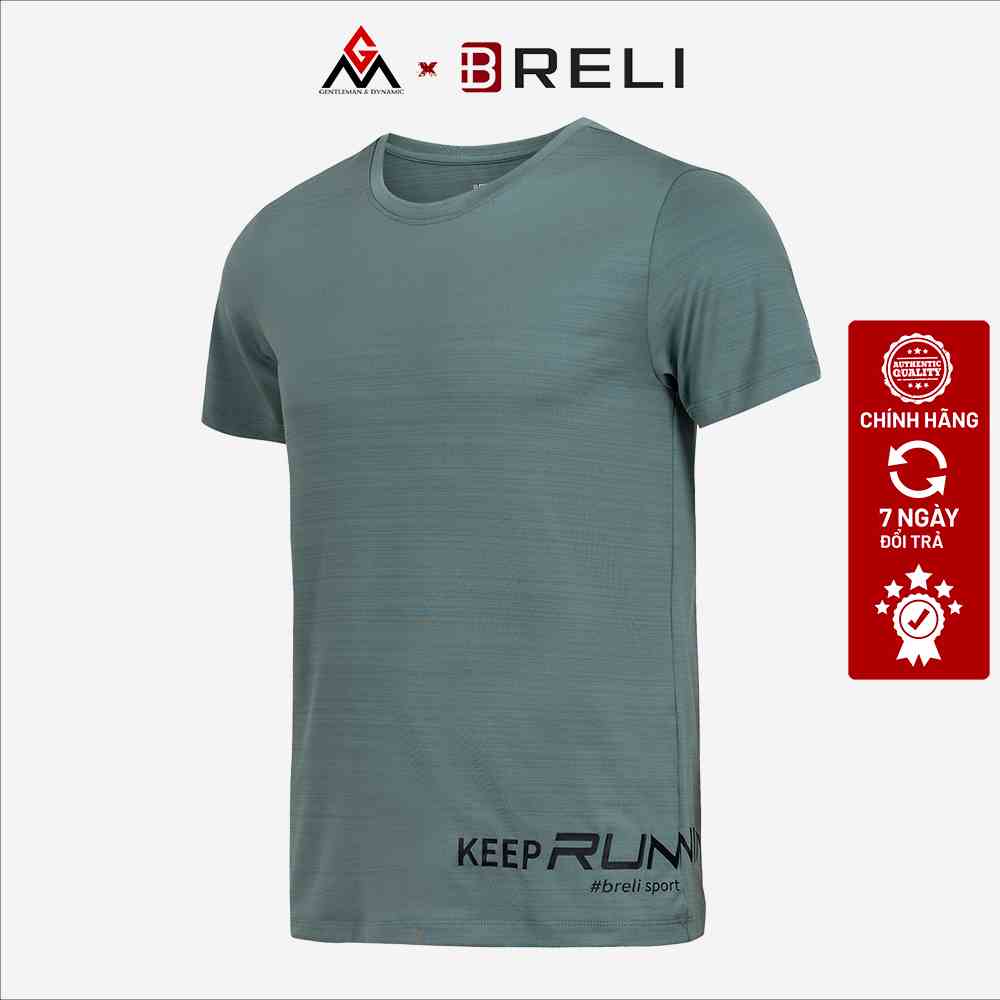 [Mã BMLTB200 giảm đến 100K đơn 499K] Áo thun nam thể thao chạy bộ, tập gym GM x Breli - BAS2217 Thoáng khí Sấy khô nhanh