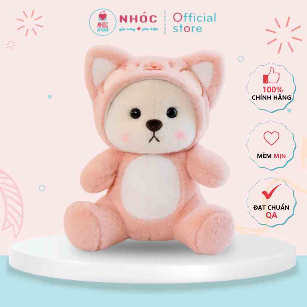 [Mã BMLTB200 giảm đến 100K đơn 499K] [HOT] Thú bông Gấu Lena teddy đội nón Mèo DuDu lông xù bông cao cấp - NHÓC