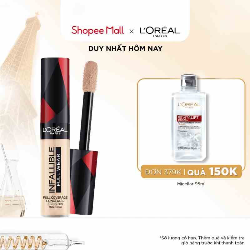 Kem Che Khuyết Điểm LOreal Paris Infallible Full Wear 10ml