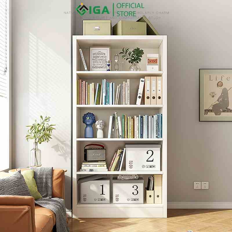 Kệ sách gỗ đa năng gỗ MDF phủ melamin cao cấp thương hiệu IGA - GP250