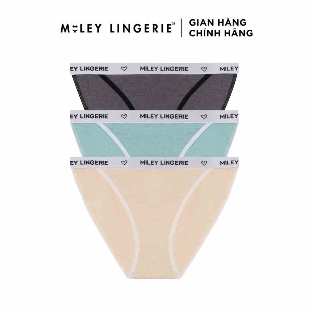 [Mã BMLTA35 giảm đến 35K đơn 99K] Bộ 3 Quần Lót Nữ Melange High-Cut Miley Lingerie FCS0114_0214_1014