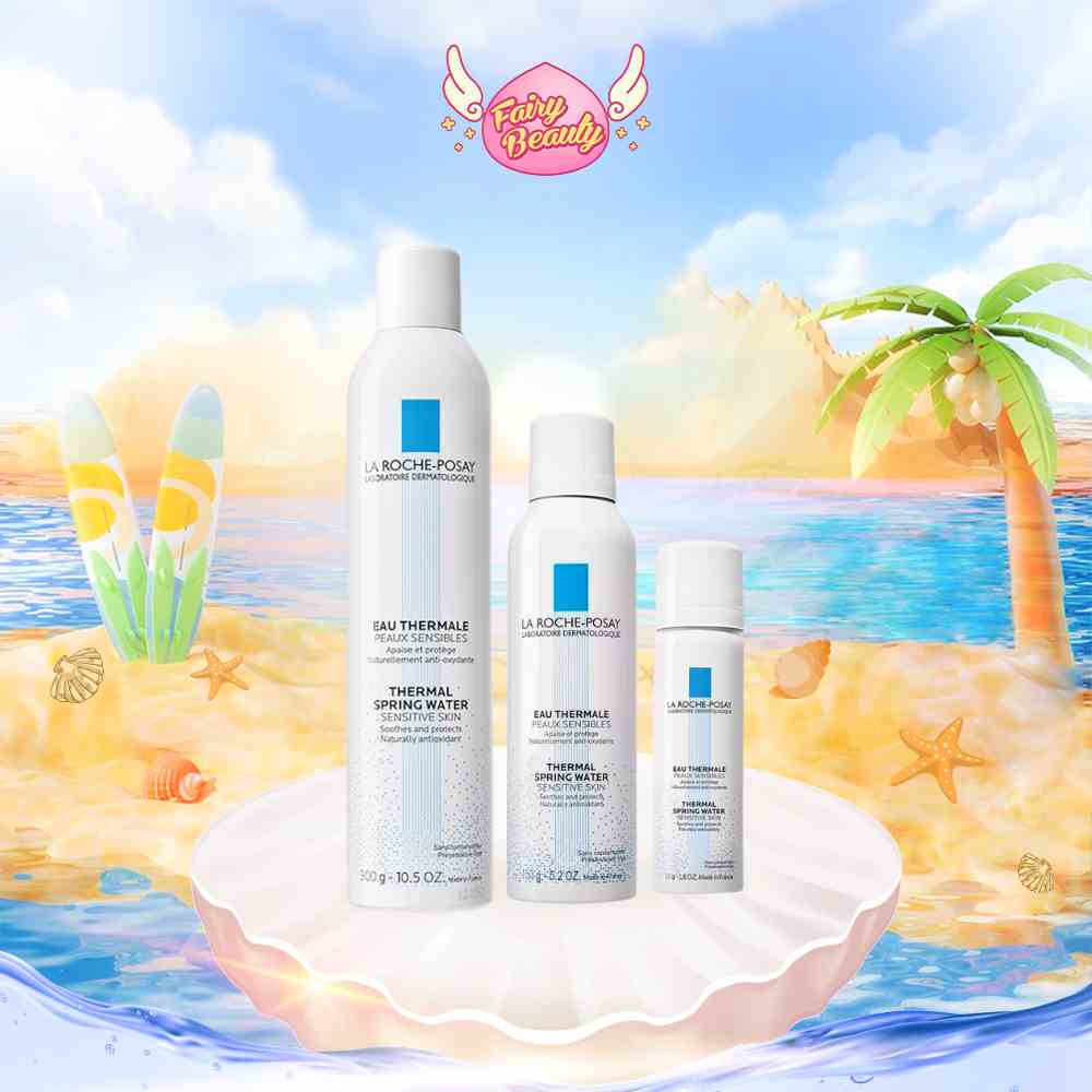 [LA ROCHE-POSAY] Xịt Khoáng Giúp Làm Dịu Và Cấp Ẩm Làn Da Dành Cho Người Lớn & Trẻ Em Thermal Spring Water 300/150/50ml