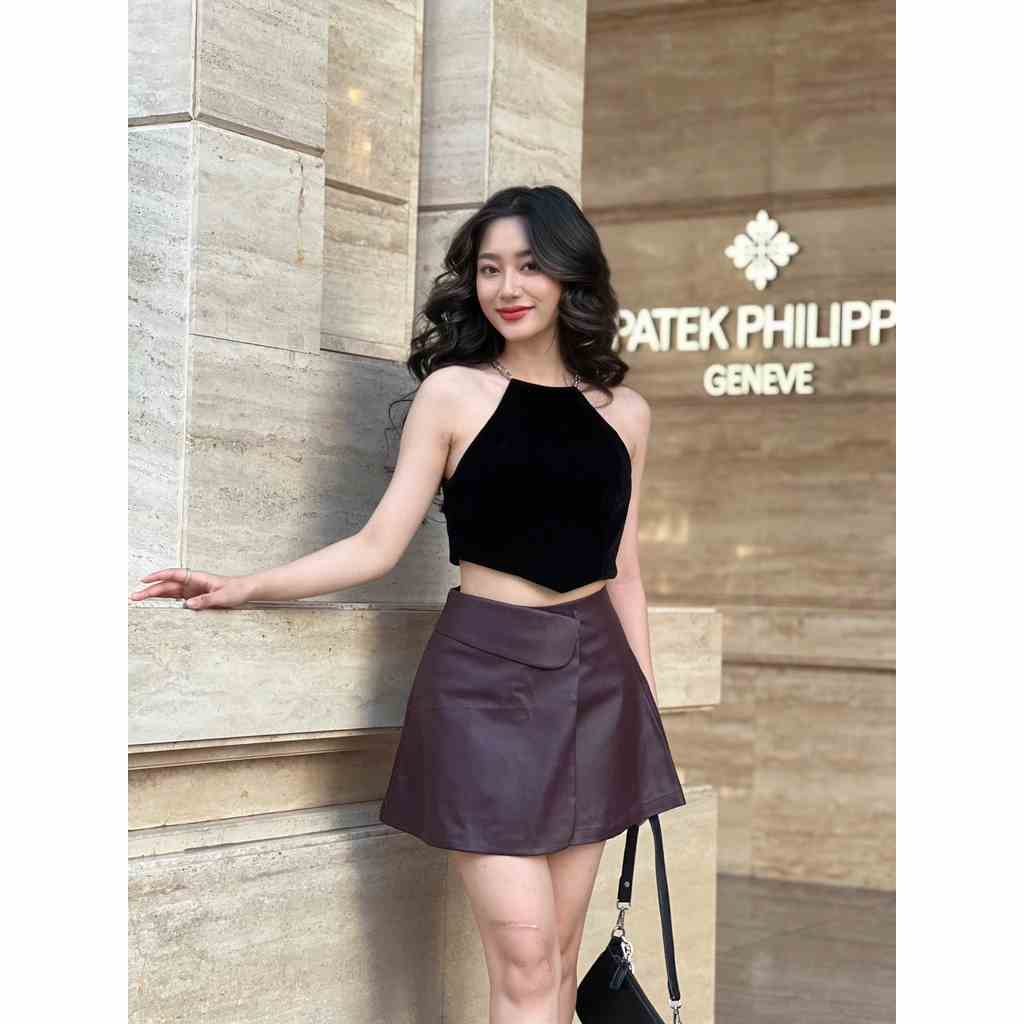 Chân váy da thiết kế TAGGA SKIRT - GOÛT DE JUN