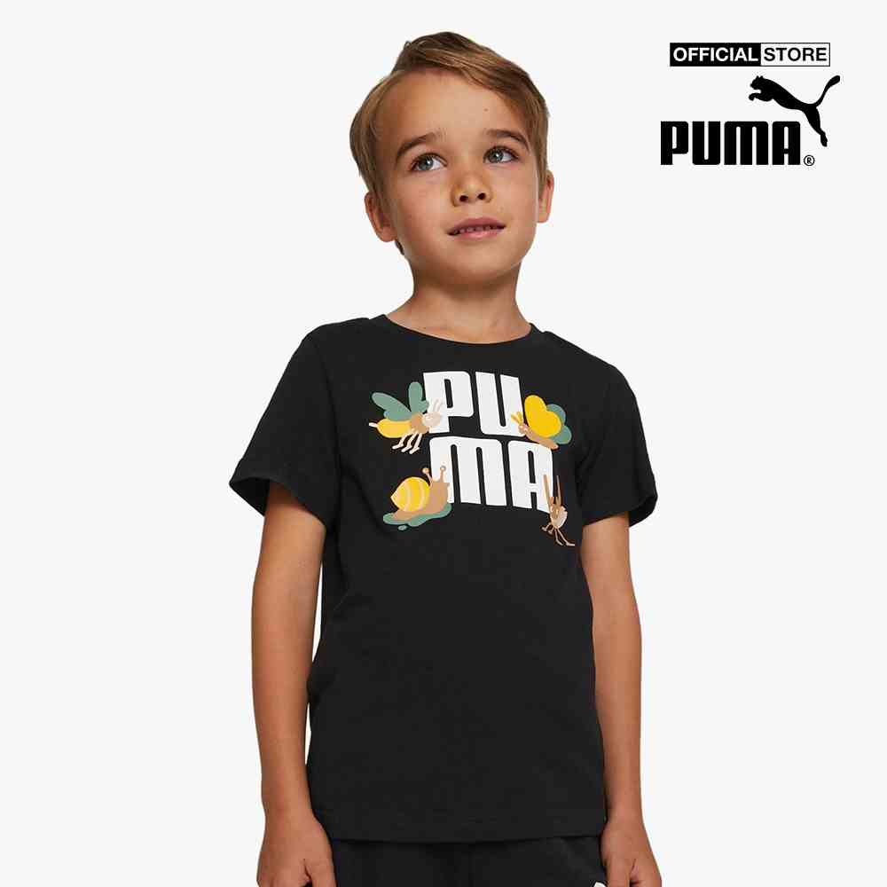 [Mã BMLTB35 giảm đến 35K đơn 99K] PUMA - Áo thun trẻ em ngắn tay Small World 670129-01