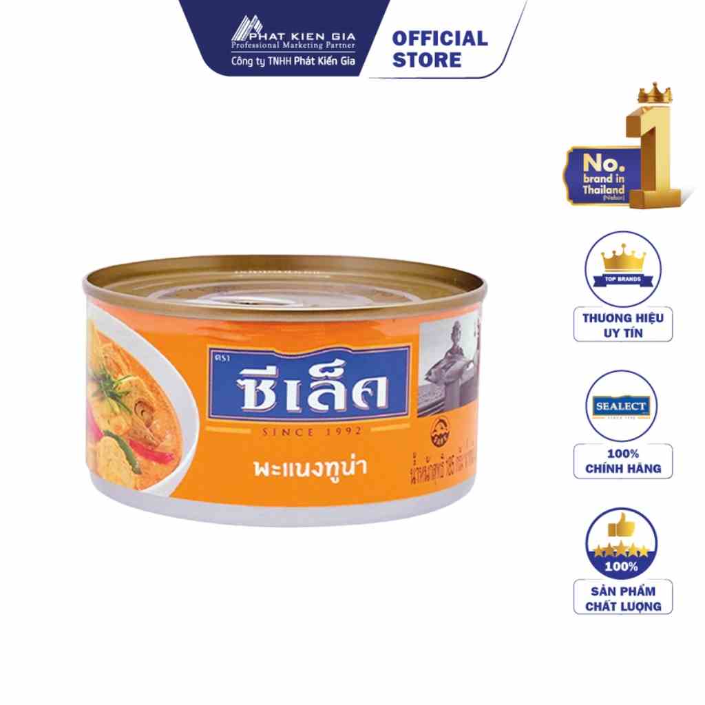 Cá Ngừ Sốt Cà Ri Đỏ Panang Sealect 185g (Thái Lan)