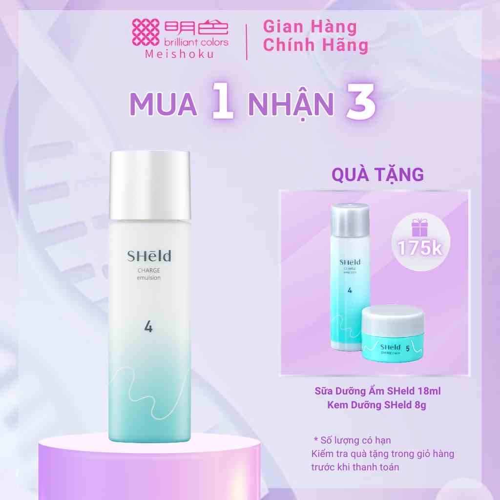 [27/08/2024] Momotani SHeld Charge Emulsion - Sữa Dưỡng Ẩm Momotani SHeld 100ml