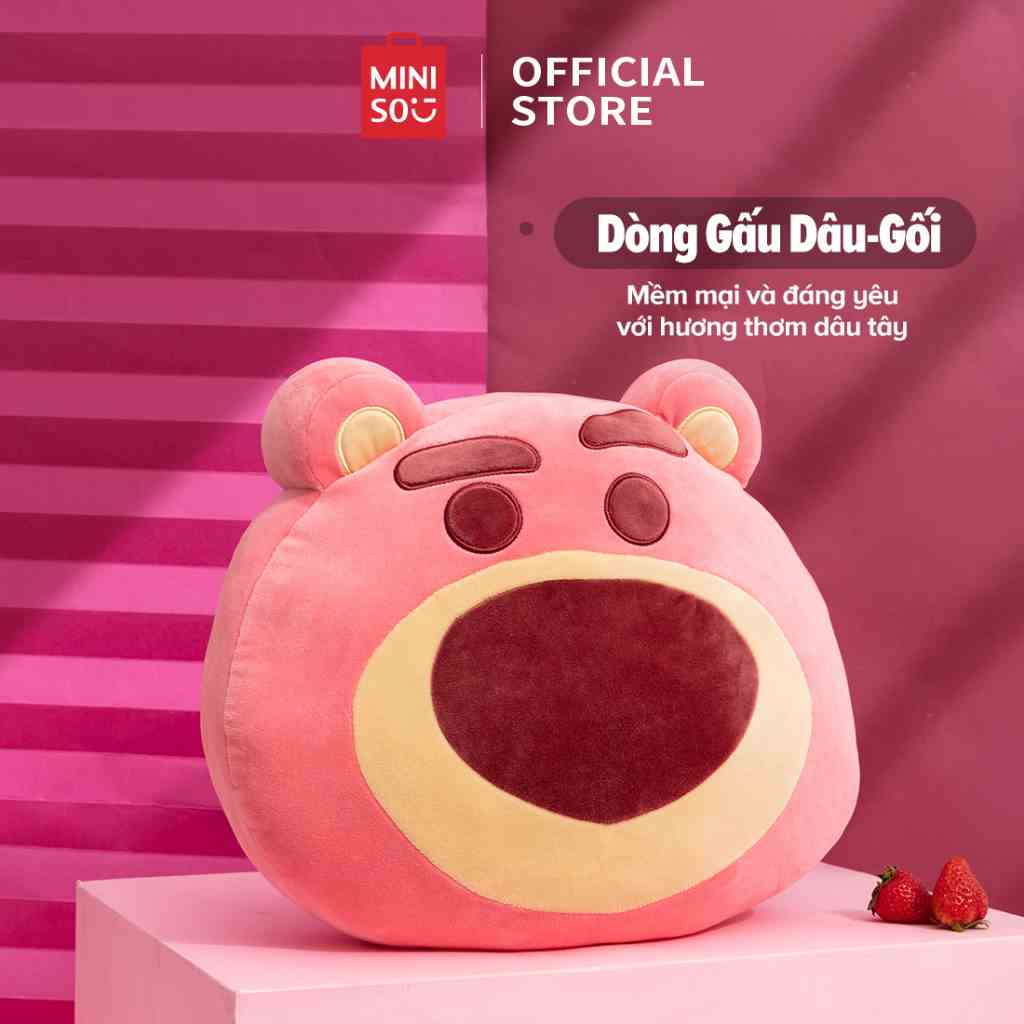 Lotso gấu dâu miniso gối