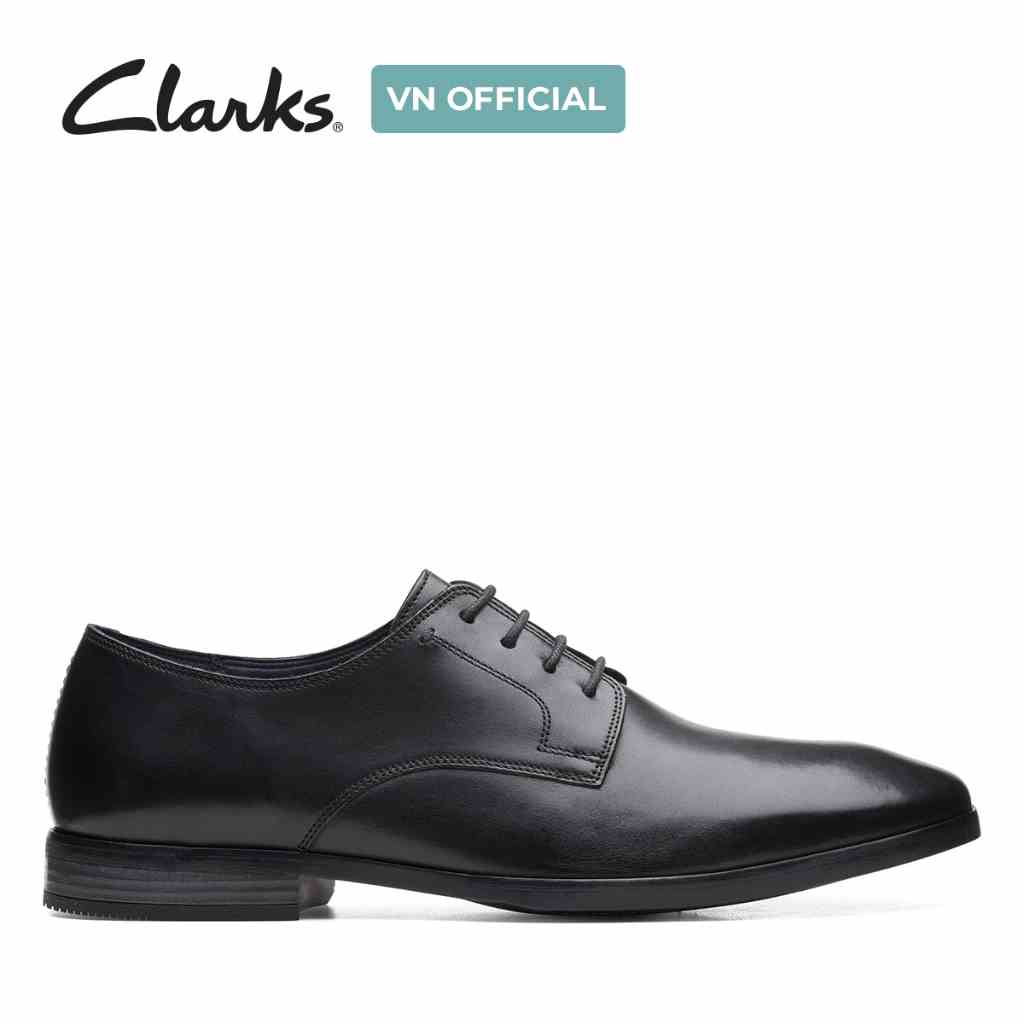 [Mã BMLTA35 giảm đến 35K đơn 99K] Giày Tây Da Nam Clarks Bradish Lace màu đen