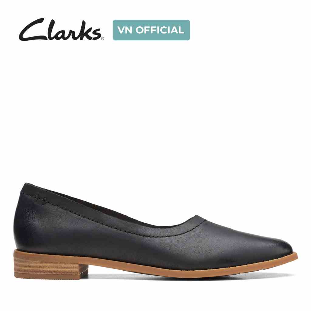 [Mã BMLTA35 giảm đến 35K đơn 99K] Giày Lười Da Nữ Clarks Pure Walk màu đen