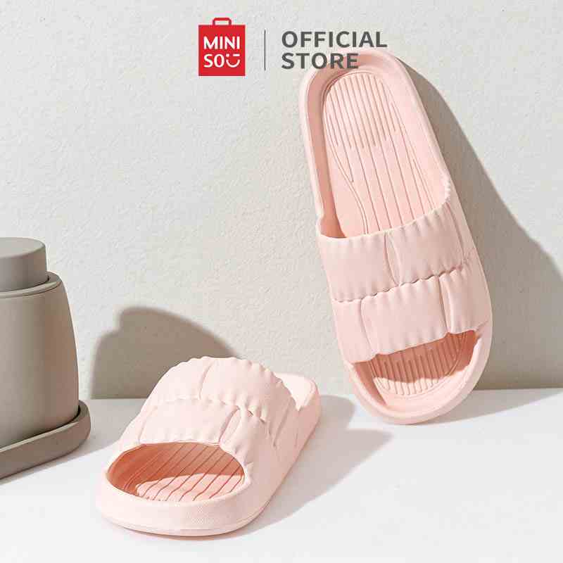 Dép Nữ Miniso Thời Trang Hàn Quốc Hình Cánh Hoa Chống Trơn Trượt Khi Đi Ngoài Trời Dép Hộ Gia Đình Dép Đi Trong Nhà Tắm