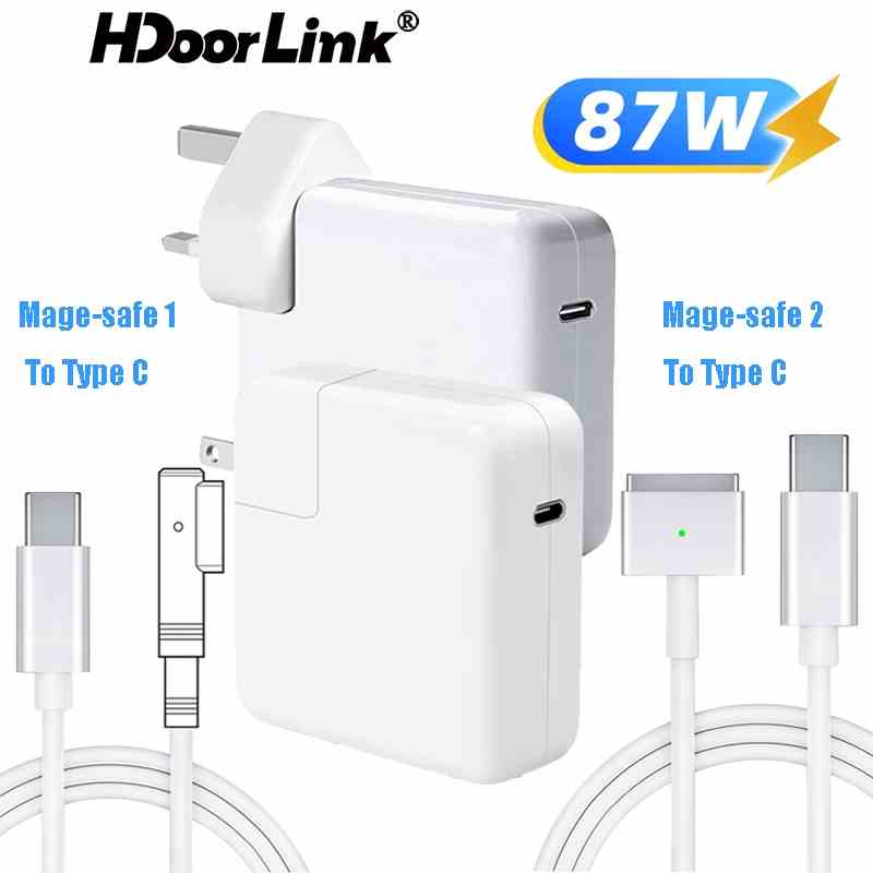 Dây Cáp Sạc Nhanh HdoorLink PD 87W USB C Sang Magesafe 1 / 2 Cho Laptop Macbook Air / Pro