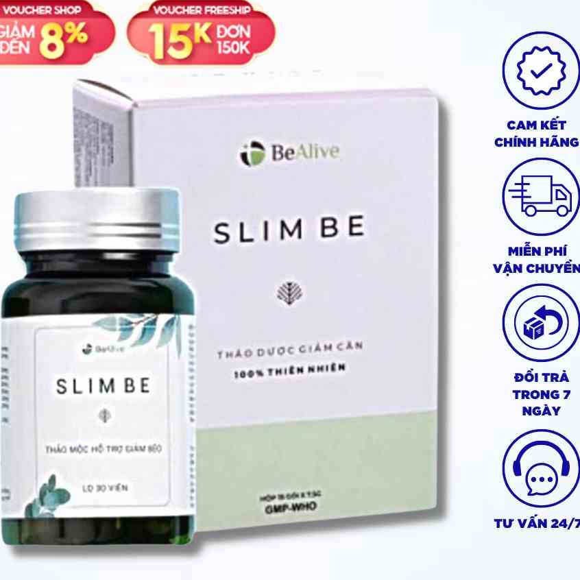 [Mã BMLTB200 giảm đến 100K đơn 499K] Giảm Cân SLIM BE của BEALIVE