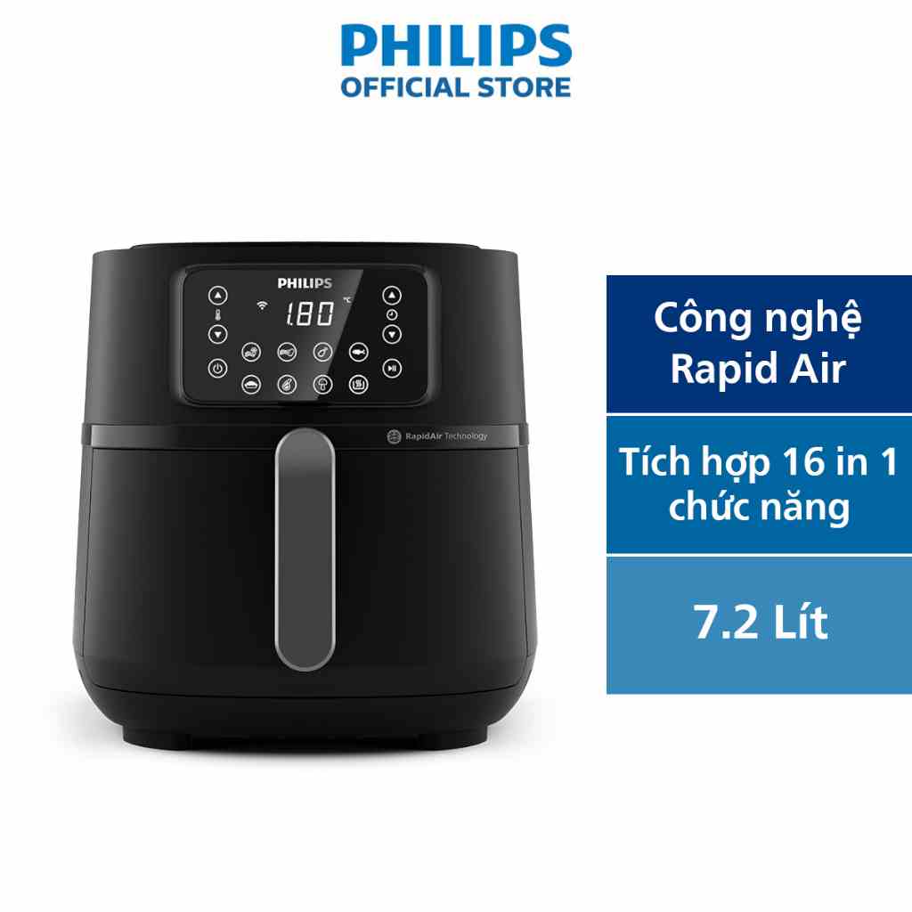 Nồi chiên không dầu Philips HD9285/90 Size XXL Wifi Connected - Hàng Chính Hãng