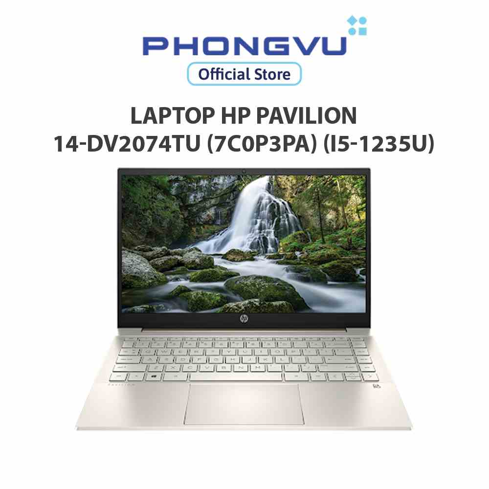 [Mã ELHP12 giảm 12% đơn 10TR] Laptop HP Pavilion 14-dv2074TU (7C0P3PA) (i5-1235U) (Vàng) - Bảo hành 12 tháng