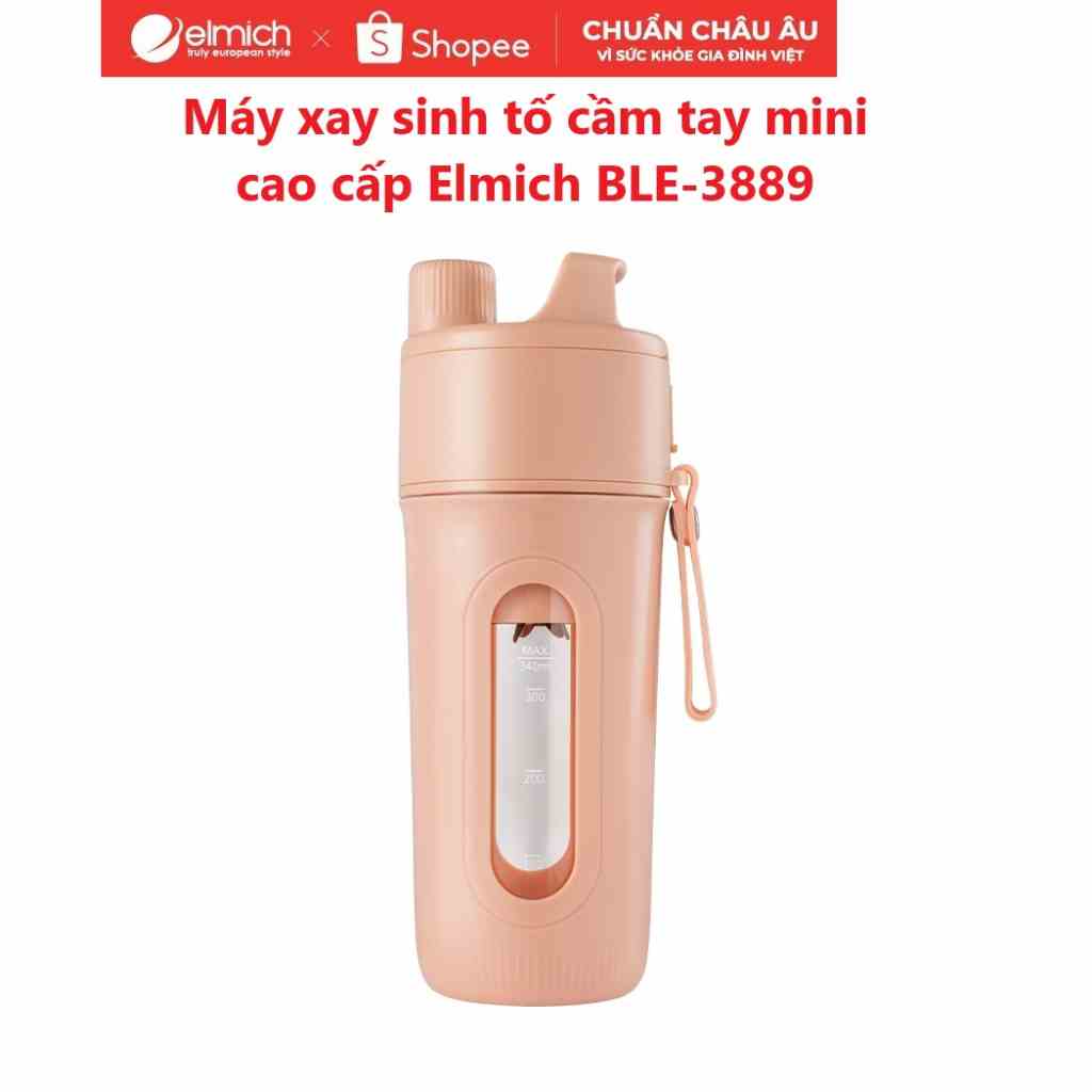 Máy xay sinh tố cầm tay mini cao cấp Elmich BLE-3889/3890