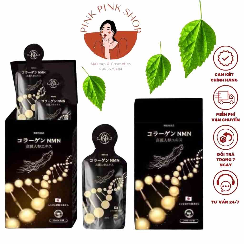 [Mã BMLTB35 giảm đến 35K đơn 99K] Collagen NMN Huyền Phi - Nước Uống Đẹp Da - Đẩy Lùi Quá Trình Lão Hóa - Hộp 10B