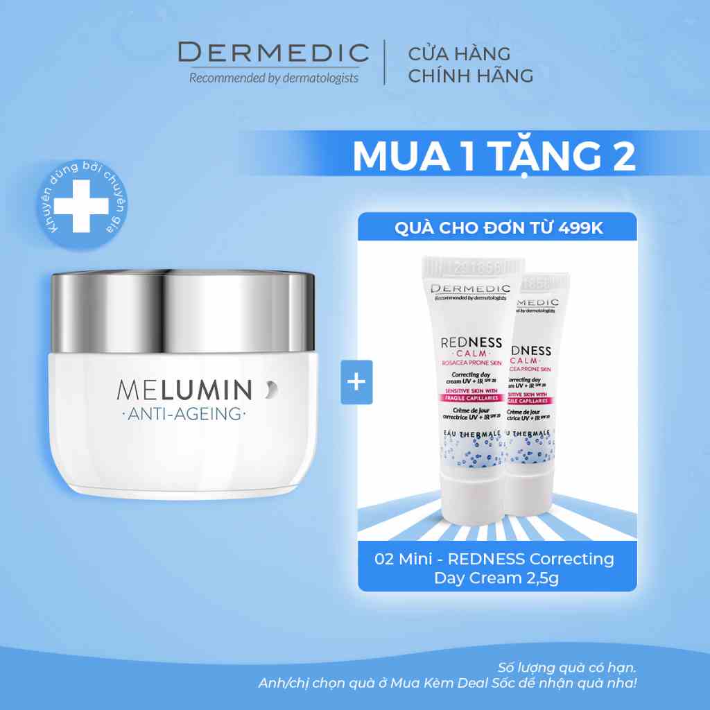 Kem dưỡng hỗ trợ làm chậm lão hóa ban đêm Dermedic OILAGE REPAIRING NIGHT CREAM RESTORING SKIN DENSITY 50ml