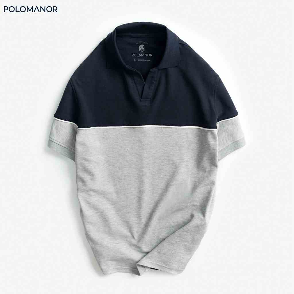 Áo Polo nam cổ bẻ CARLEE vải cá sấu cotton CMC, nam tính, thanh lịch, sang trọng - POLOMANOR