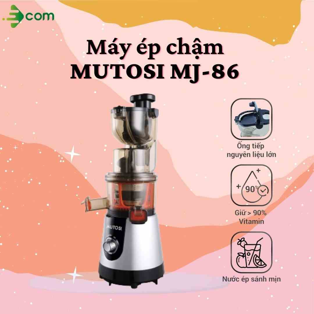 Máy ép chậm MUTOSI MJ-86 - Hàng chính hãng