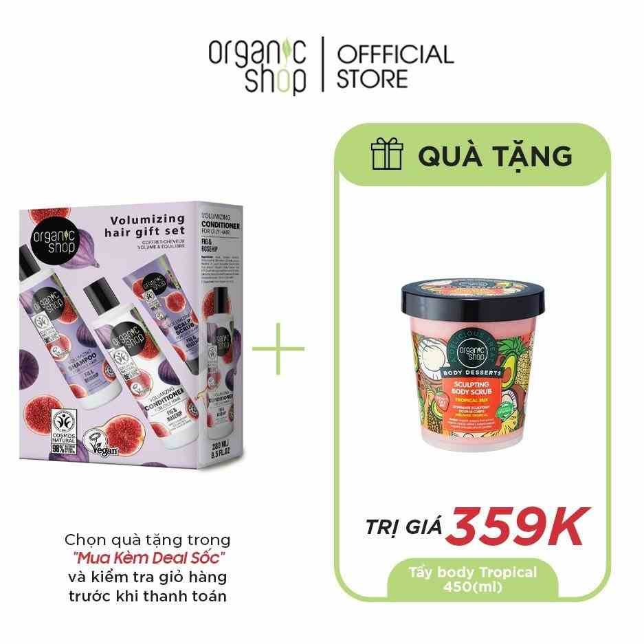 [Mã BMLTB35 giảm đến 35K đơn 99K] Combo BÔNG BỀNH SUÔN MƯỢT ORGANIC SHOP Quả Sung Ngọt Mỹ Hữu Cơ và Tinh Dầu Nụ Tầm Xuân