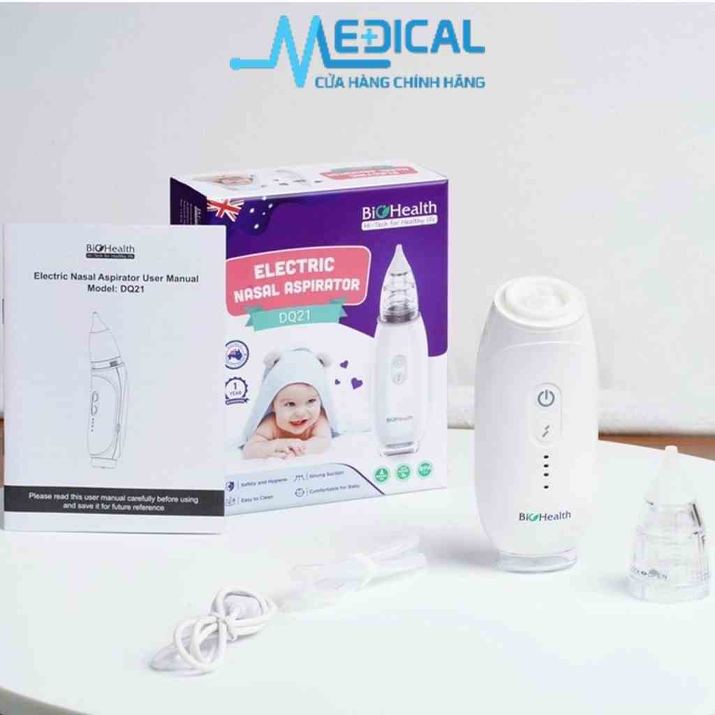 Máy hút dịch mũi BIOHEALTH DQ21 làm sạch mũi trẻ em và trẻ sơ sinh nhẹ nhàng, nhanh chóng- MEDICAL