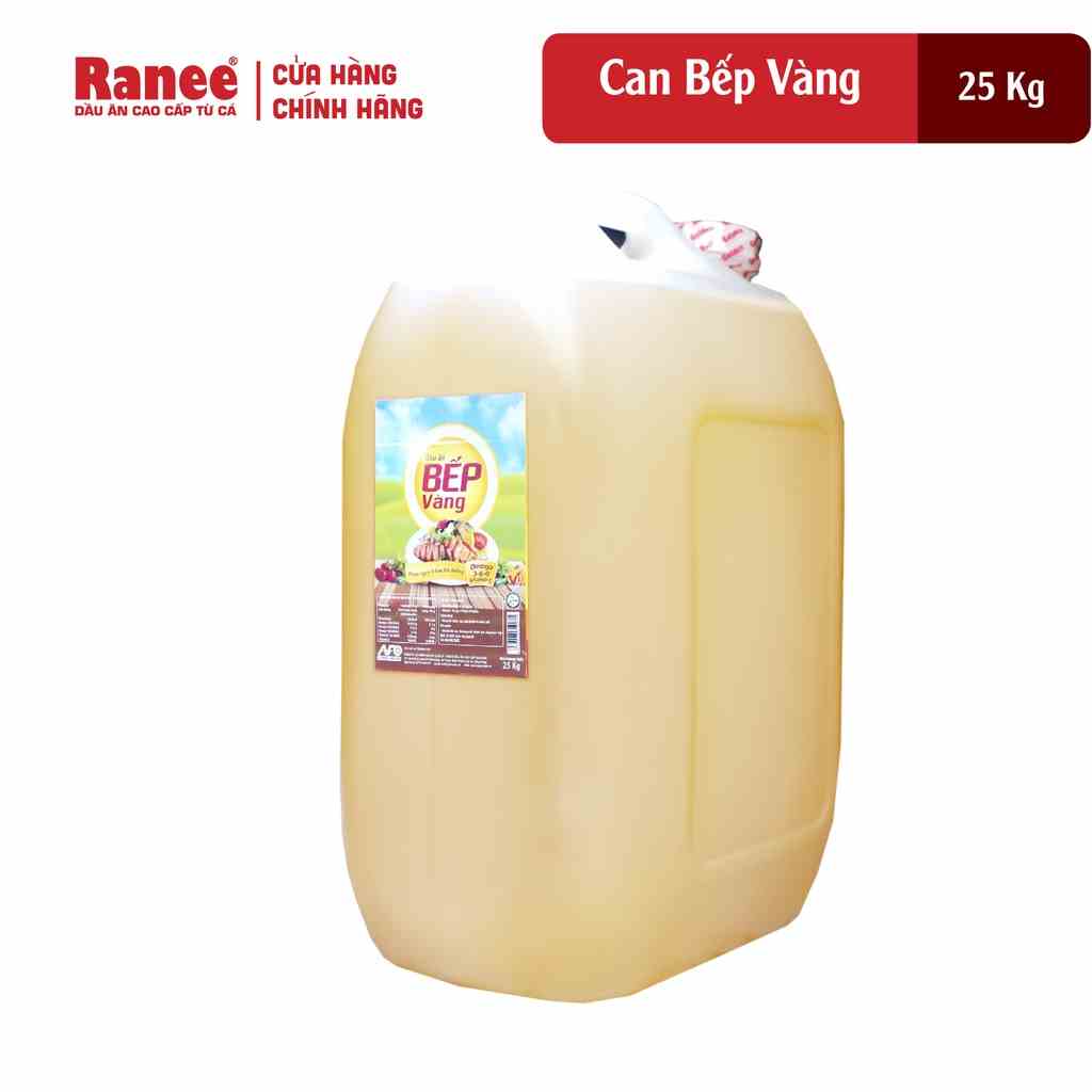 Dầu can Bếp Vàng 25kg (27.5 lít)