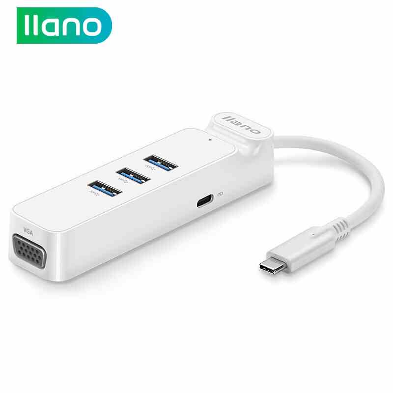 Bộ ChuyểN ĐổI Usb-C Sang VGA 3.0 HUB Macbook 12 / pro Macbook