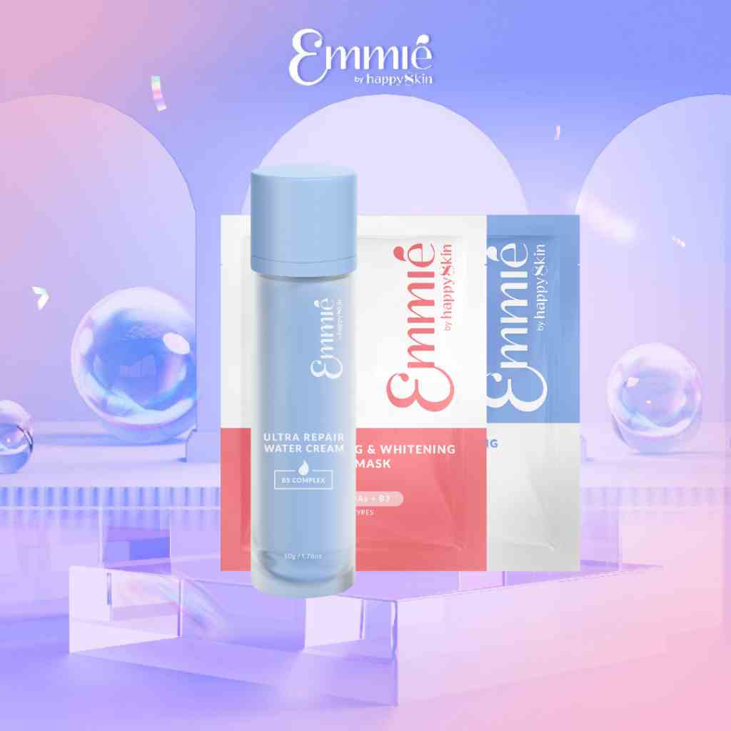 Mặt Nạ B3 + Mặt Nạ B5 + Kem dưỡng ẩm phục hồi B5 Complex Emmié By HappySkin 50ml