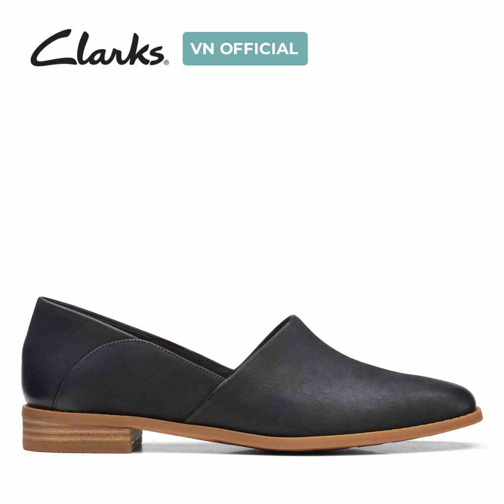 [Mã BMLTA35 giảm đến 35K đơn 99K] Giày Lười Da Nữ Clarks Pure Belle màu đen