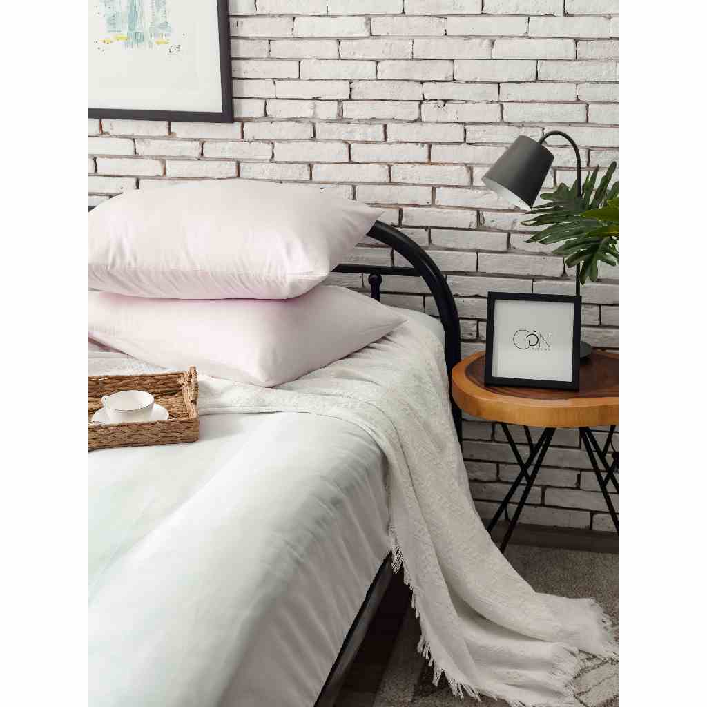 [ Xả hàng ] 01 Vỏ Gối Nằm Gòn Bedding Cotton Lụa 50x70 cm