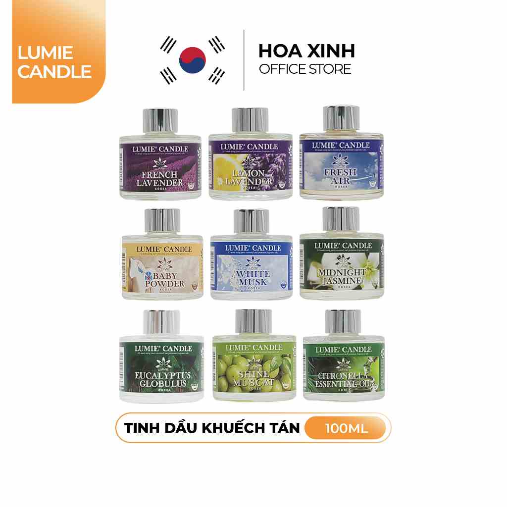 Tinh Dầu Thơm Phòng Cao Cấp LUMIE Diffuser 100ml