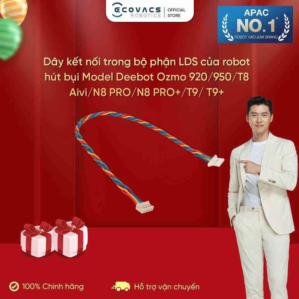 Dây kết nối trong bộ phận LDS của robot hút bụi Model Deebot Ozmo 920/950/T8 Aivi/N8 PRO/N8 PRO+/T9/ T9+_Linh kiện CH