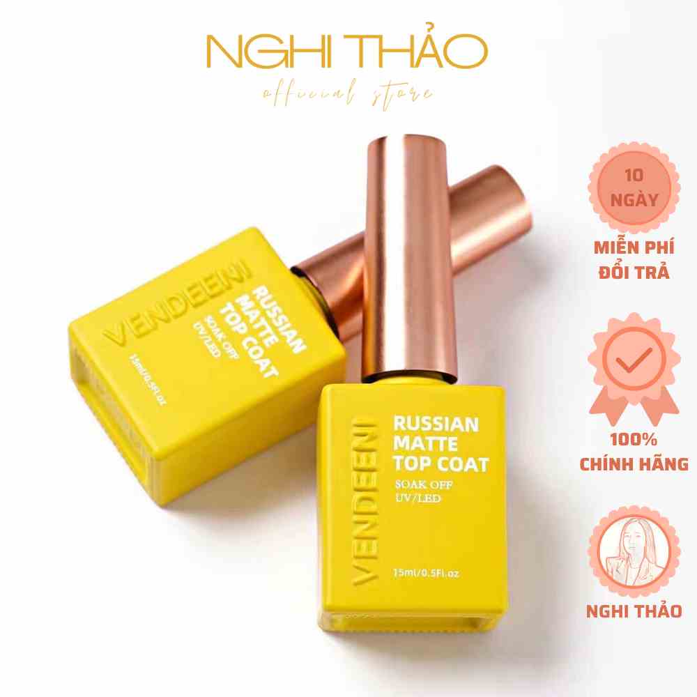 Top lì không lem Vendeeni NGHI THẢO 15ml