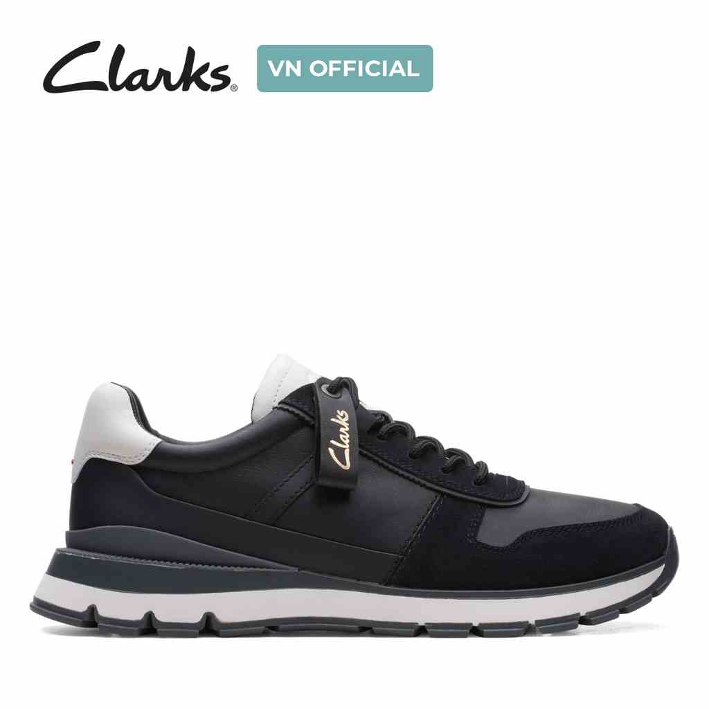 [Mã BMLTA35 giảm đến 35K đơn 99K] Giày Sneaker Da Nam Clarks MoveLite Lace màu đen