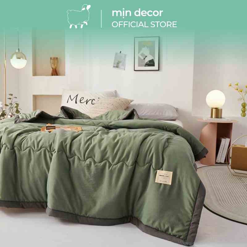 [Mã BMLTA35 giảm đến 35K đơn 99K] Chăn đũi mát lạnh Mịn Decor 2mx2m2 màu trơn basic