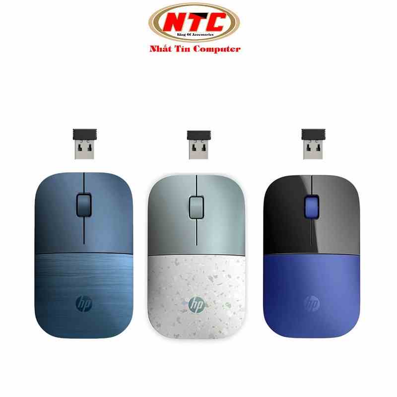 Chuột silent không dây wireless NTC HP Z3700 cực êm - siêu tiết kiệm pin