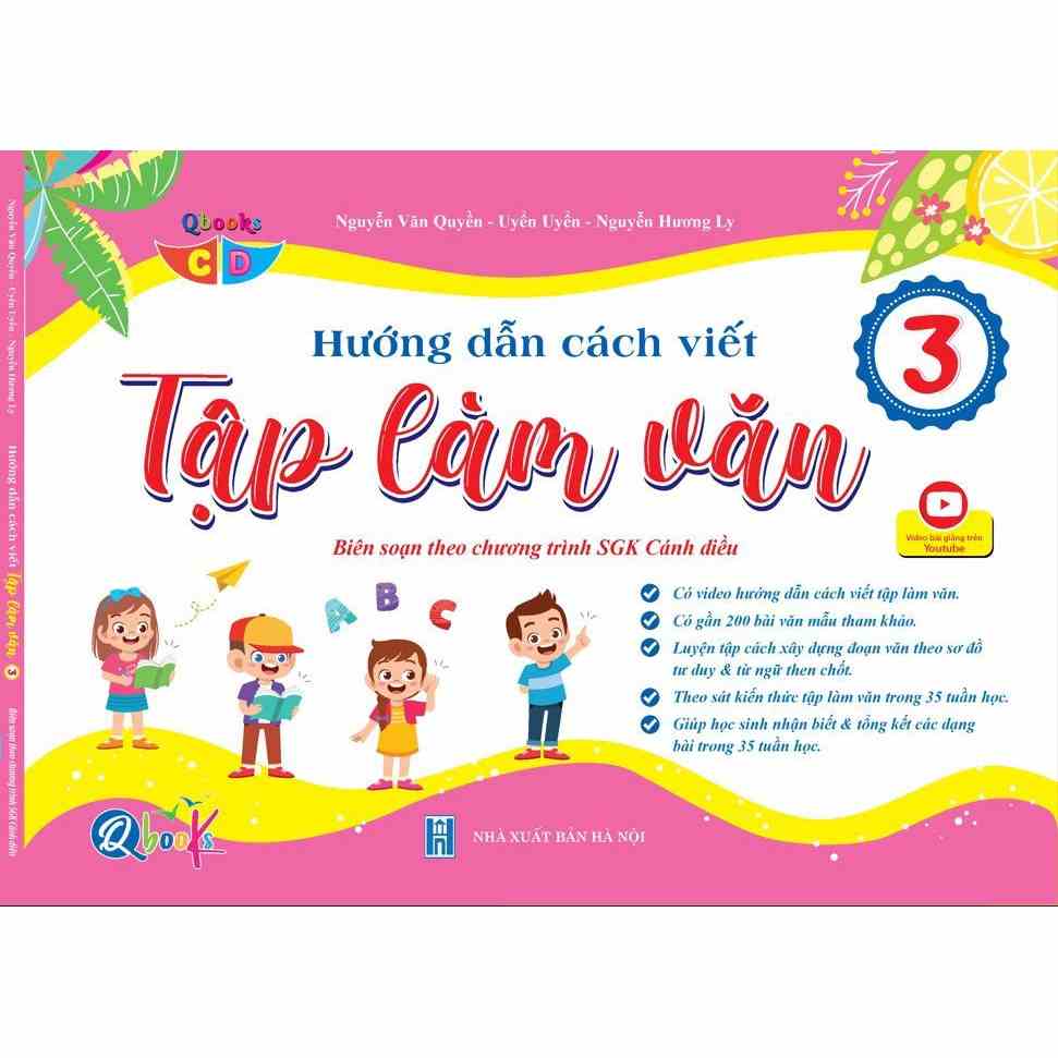 Sách - Hướng Dẫn Cách Viết Tập Làm Văn Lớp 3 - Cánh Diều - Cả Năm