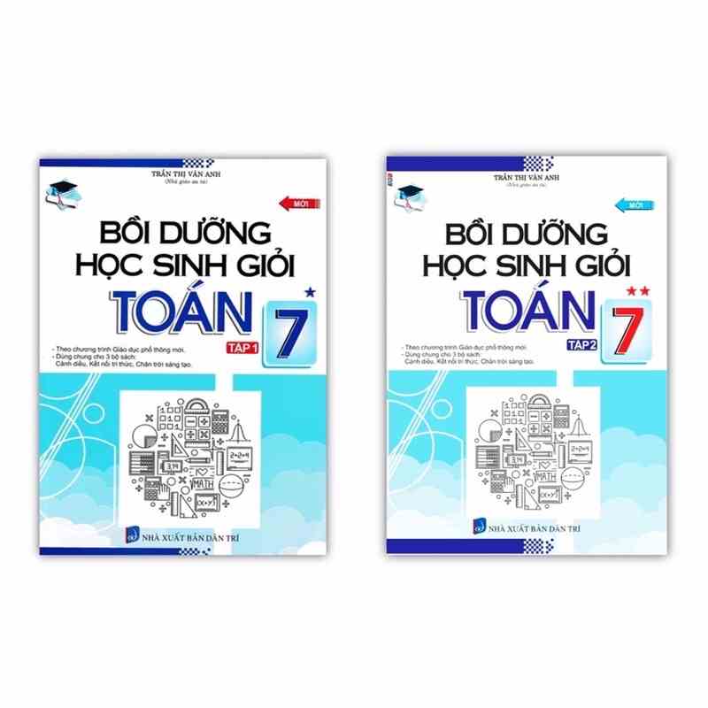 Sách - (Combo 2 tập) Bồi Dưỡng Học Sinh Giỏi Toán Lớp 7