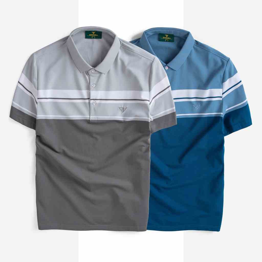 Áo thun polo nam DARNELL tay ngắn pha màu màu chất cotton mềm mại, nhẹ thoáng mát slimfit sang trọng DN0449