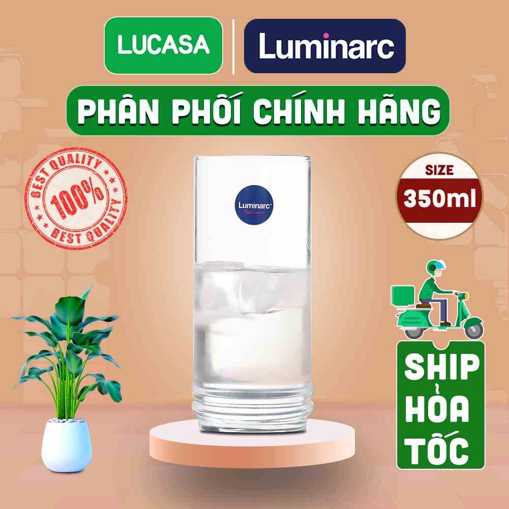 [Mã BMLTA35 giảm đến 35K đơn 99K] Ly Thủy Tinh Luminarc Bamboo 350ml - Loại Cao L5250 | Phân Phối Chính Hãng