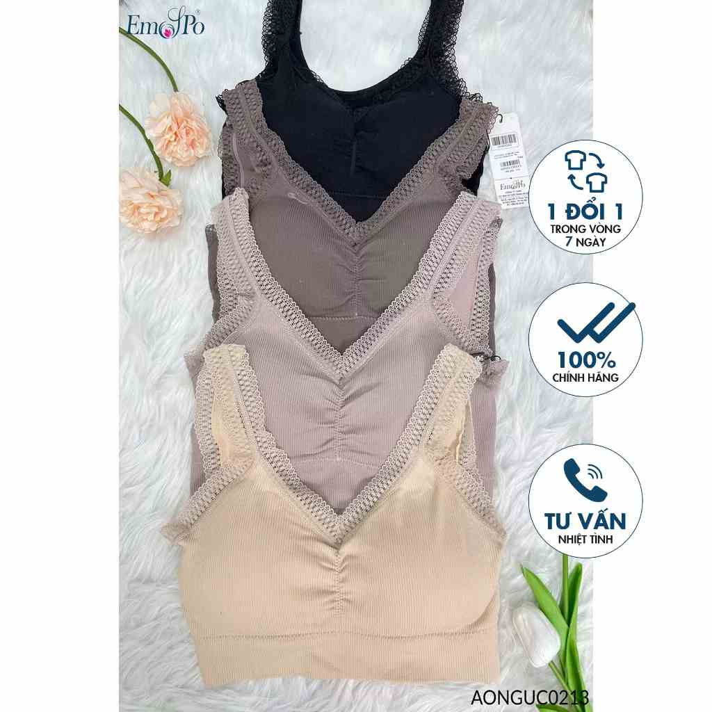 Áo bra đệm mỏng cotton tăm EMSPO AONGUC0213