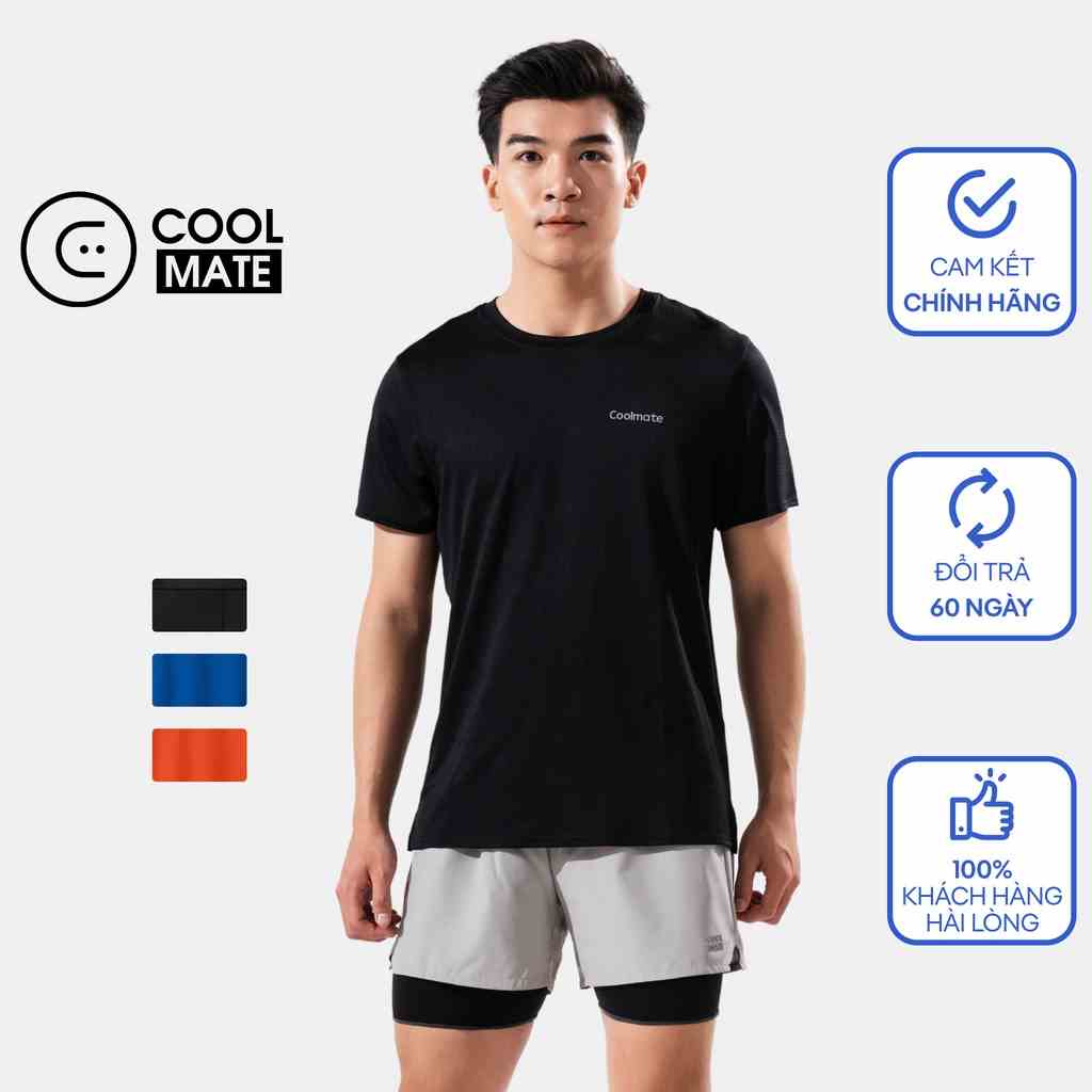 Áo Thun Chạy bộ nam Essentials Fast and Free Running - thương hiệu Coolmate