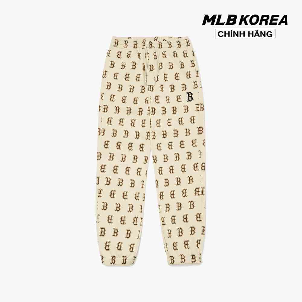 MLB - Quần jogger nữ lưng thun Monogram Training 3ATPM0114-43BGS