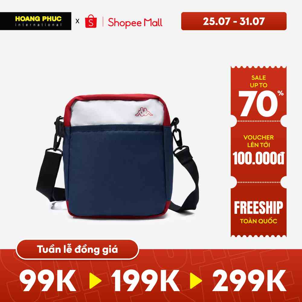 [Hàng hiệu giá yêu] Túi đeo chéo nam/ nữ mini bag chính hãng KAPPA K0CW8BX16