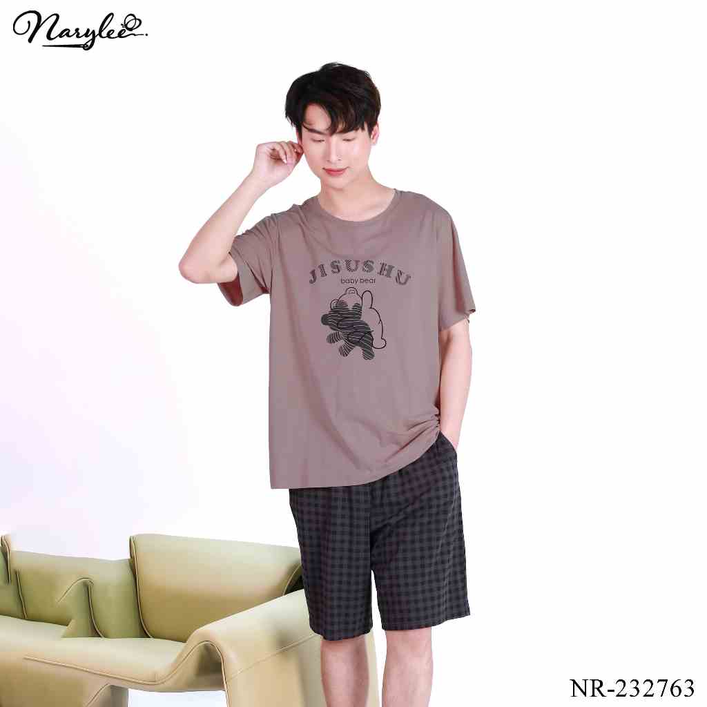 BỘ MẶC NHÀ NAM MÙA HÈ CHẤT COTTON 100% CAO CẤP NARYLEE NR-232763