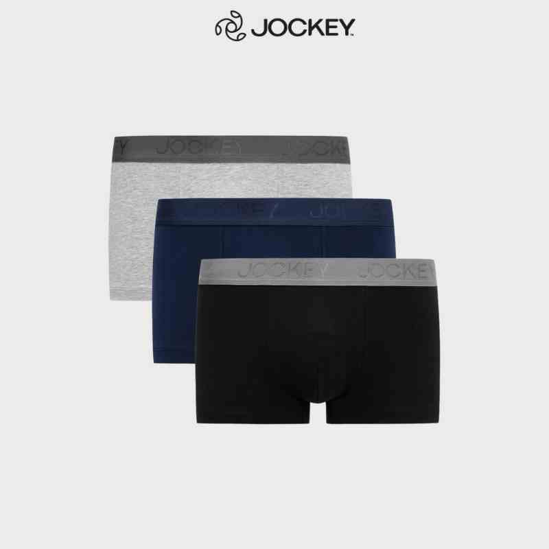 Combo 3 Quần Lót Nam Thun Cotton Jockey Dáng Trunk Co Giãn, Thoải Mái - J1247-TH4