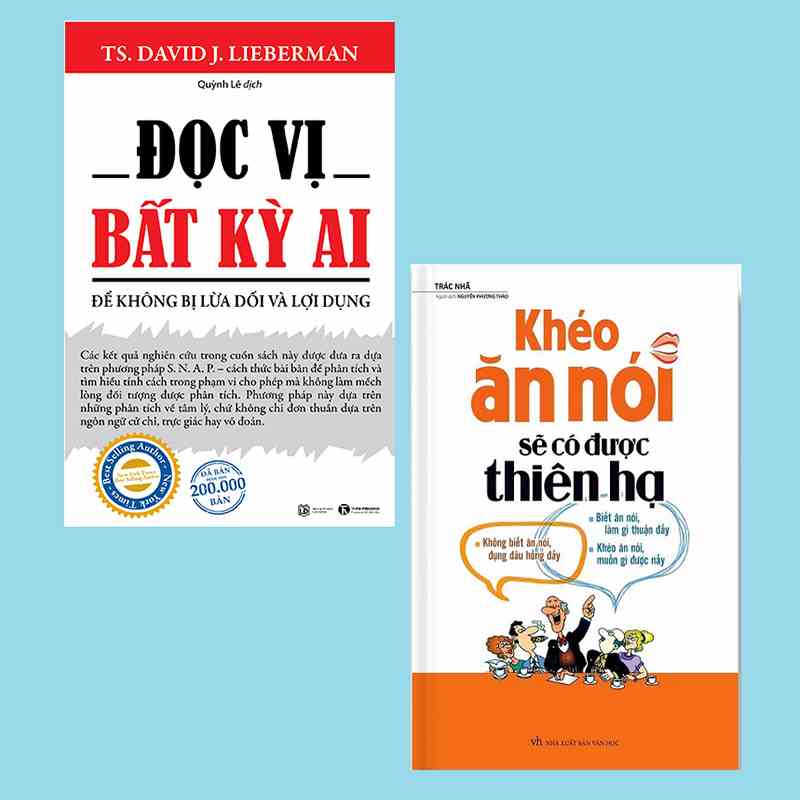 [Mã BMLTB35 giảm đến 35K đơn 99K] Sách - Khéo ăn nói sẽ có được thiên hạ + Đọc vị bất kỳ ai - Bộ 2 cuốn, lẻ tùy chọn