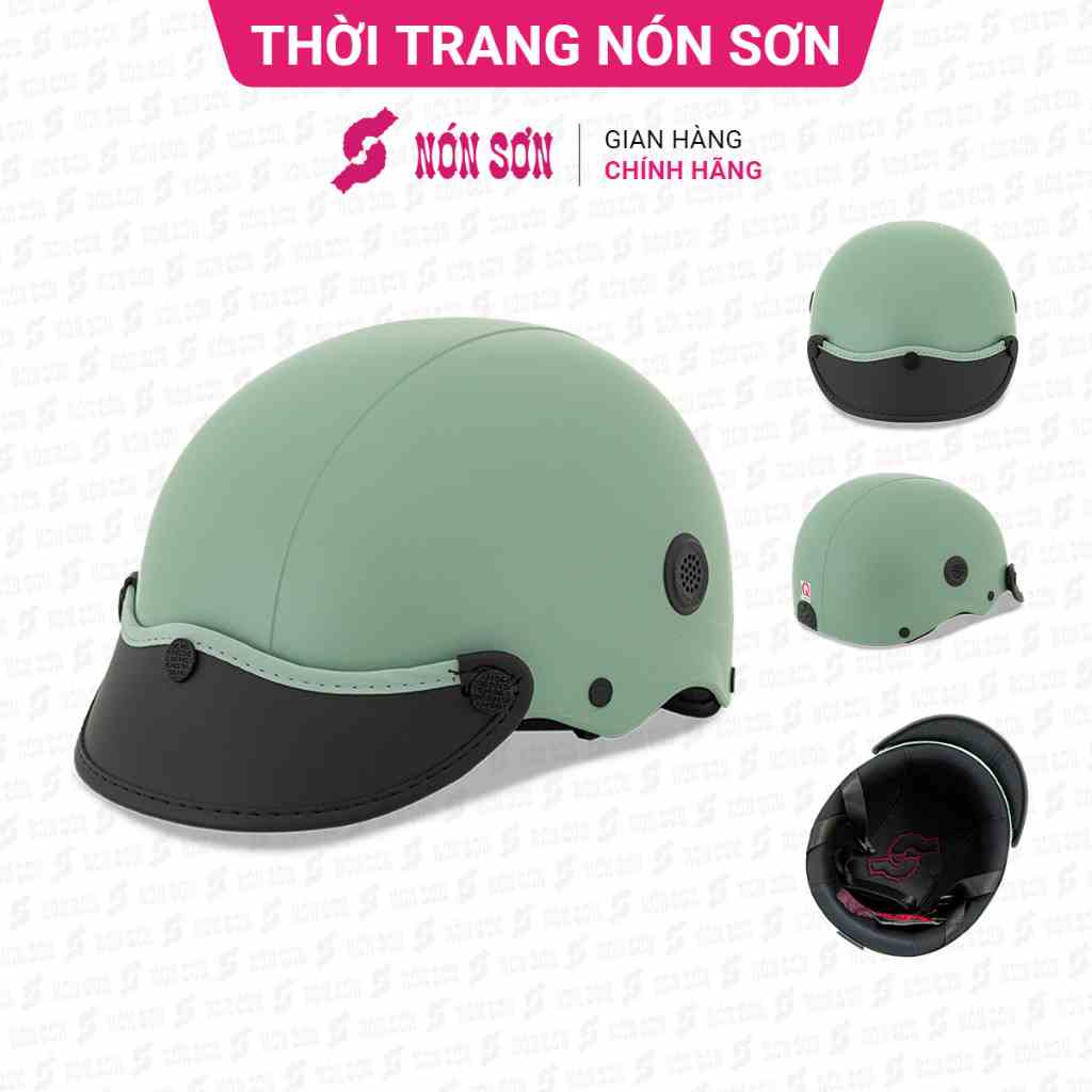 Mũ bảo hiểm nửa đầu lỗ thông gió chính hãng NÓN SƠN-TG-XH514